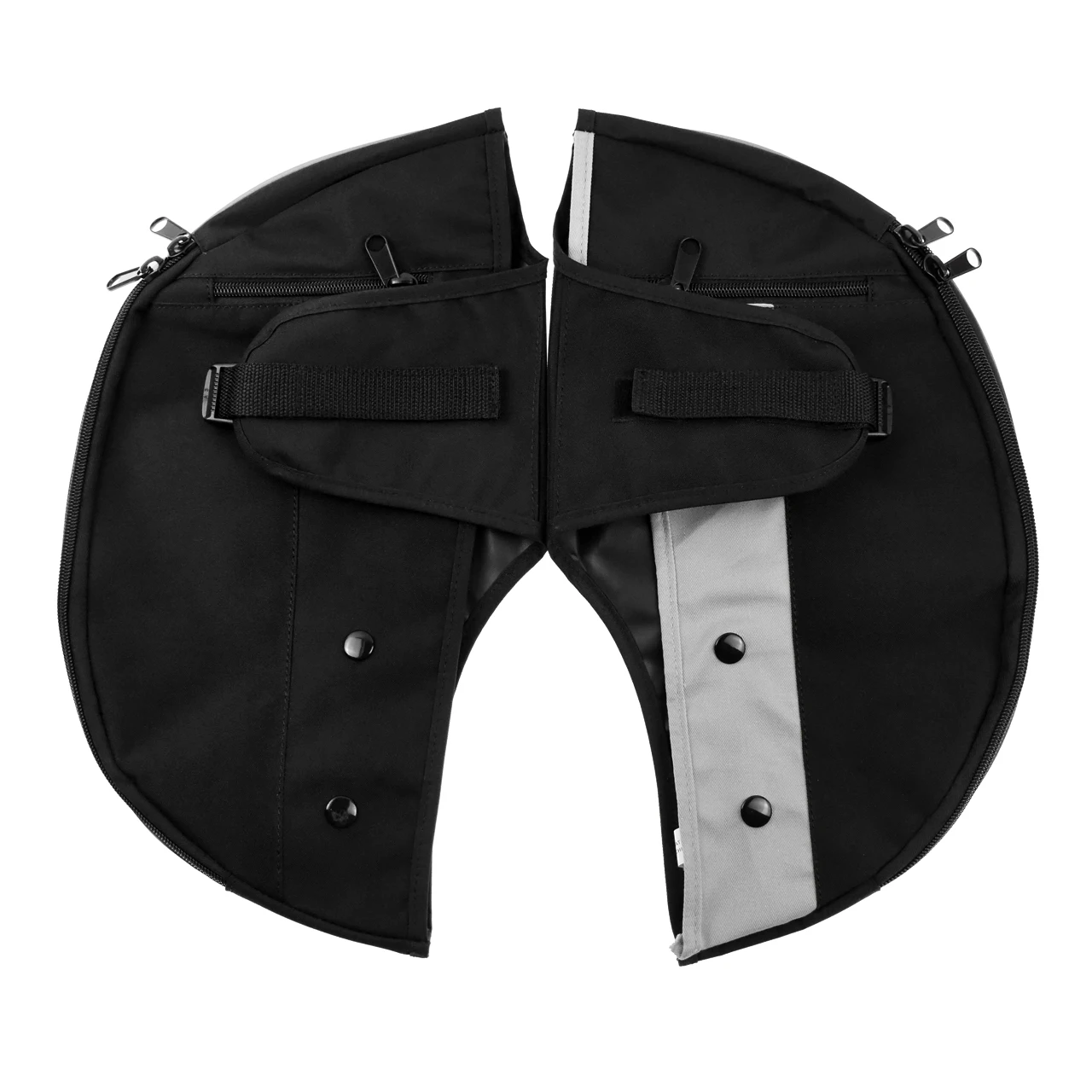 Motocykl obniża ruchomy ocieplacz na nogi nylonowe zestawy czarny miękki dla Harley Sportster XL Iron 1200 883 48 Roadster Nightster 04-Up