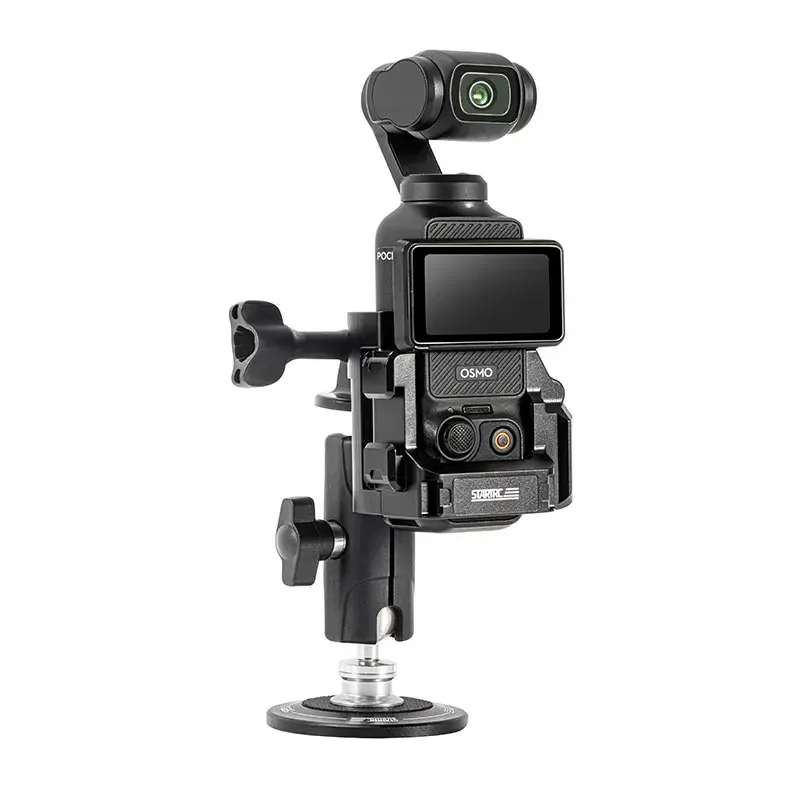 For DJI Osmo Pocket 3 Accessories Metal Extension Frame Multi-function Cage Bracket Quick-mount Adapter Base with Strap