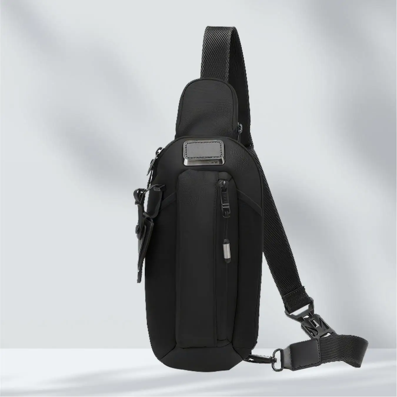 

Мужская сумка через плечо из баллистического нейлона, повседневный рюкзак-слинг на грудь 2325002