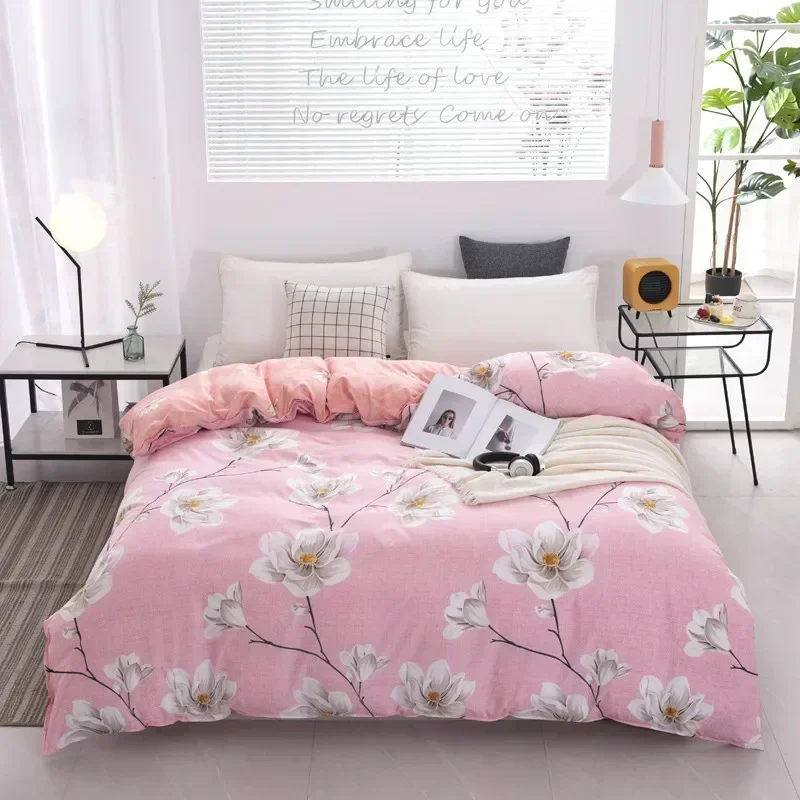 

1pc Simple Style Duvet Cover Quilt Cover Bedclothe Single Double Queen King Size Qulit Cover For Four Seasons Without Pillowcase