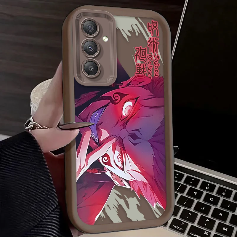 Etui Jujutsu Kaisen Gojo Satoru do Samsung Galaxy S24 S23 S22 S21 Ultra Plus FE A54 A34 A14 A73 A53 A33 5G Miękki silikonowy pokrowiec