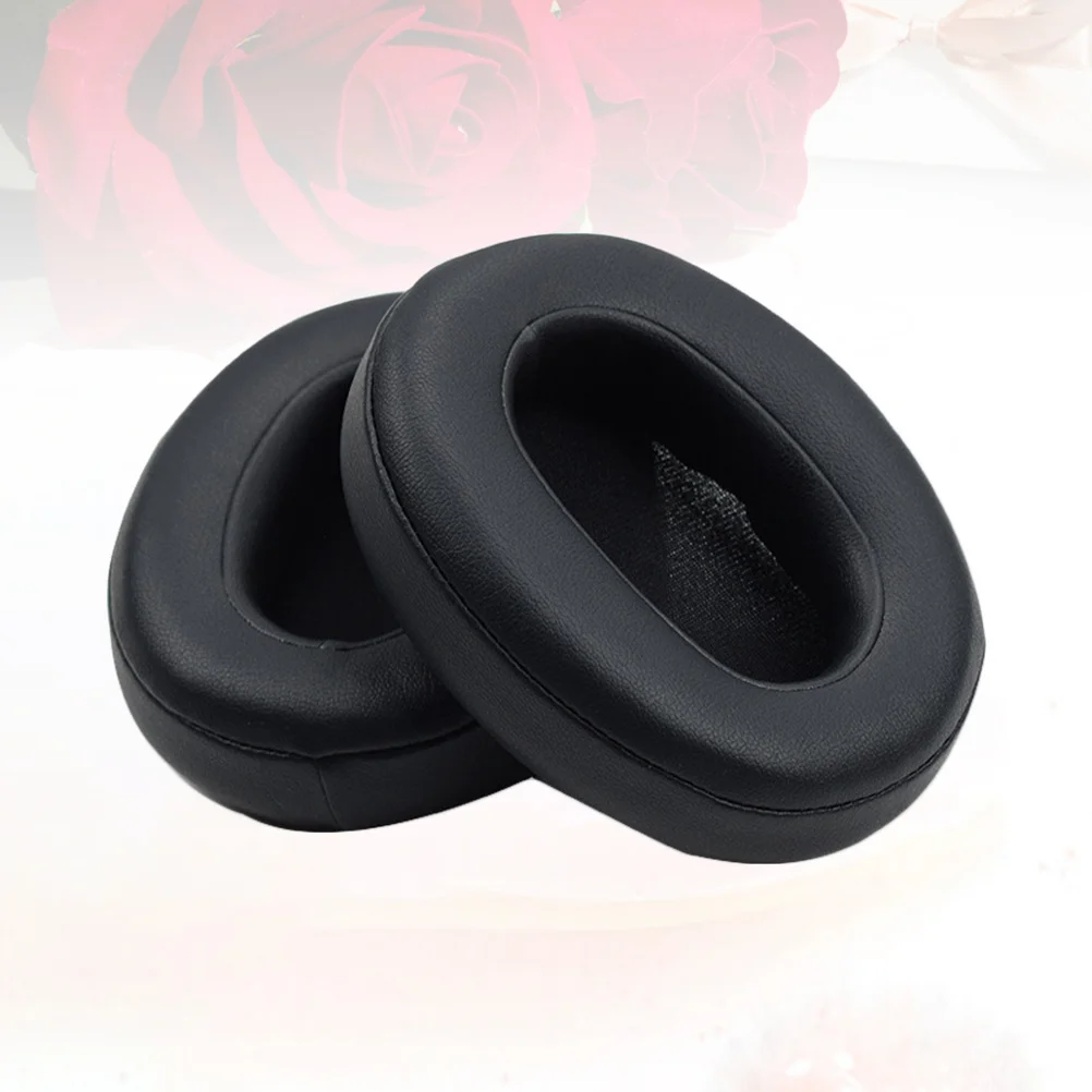 2Pcs Headset Sponge Cover Earpad Cushions Comfortable Touch Durable Compatible for Wh-Xb900n Black Wh-Xb900n Sponge Cover #2