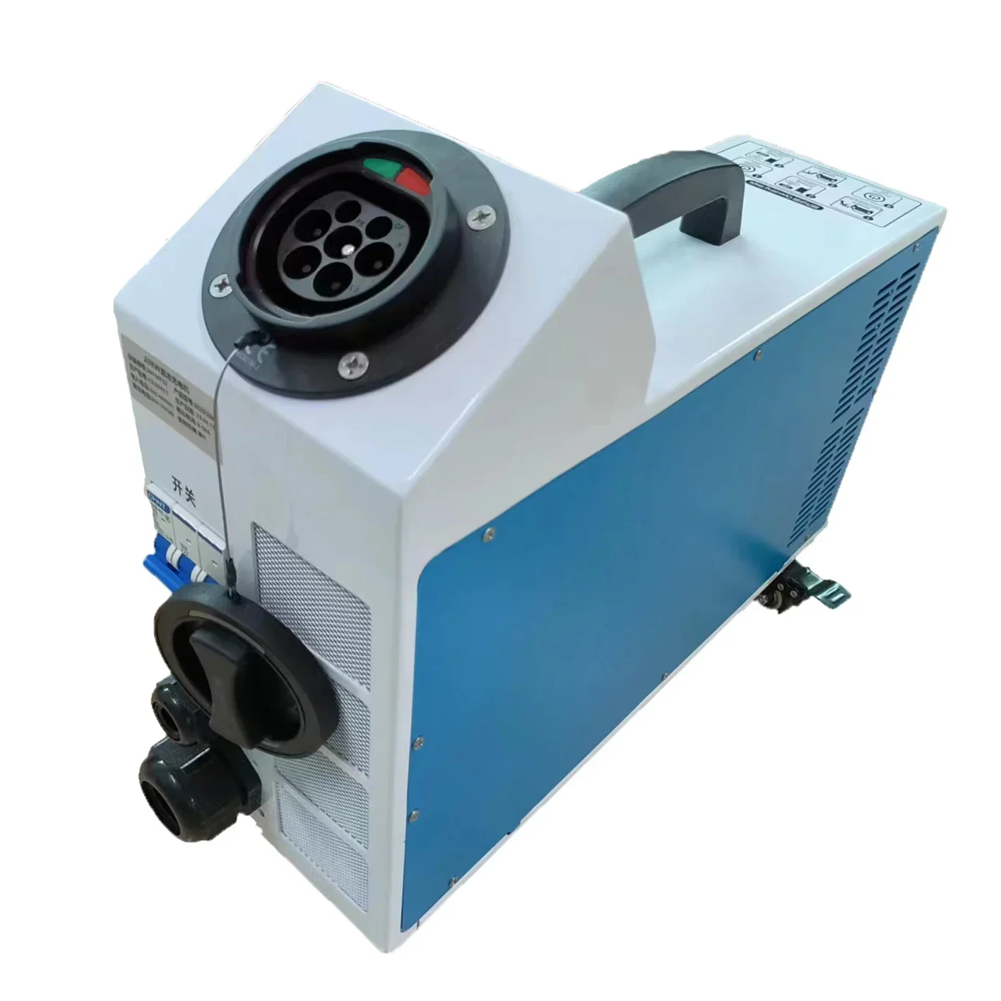 Competitive Price 7kw 15kw 20kw 30kw 40kw CCS APP/RFID OCPP1.6 FAST Mobile DC EV Charger Portable With Color Touch Screen