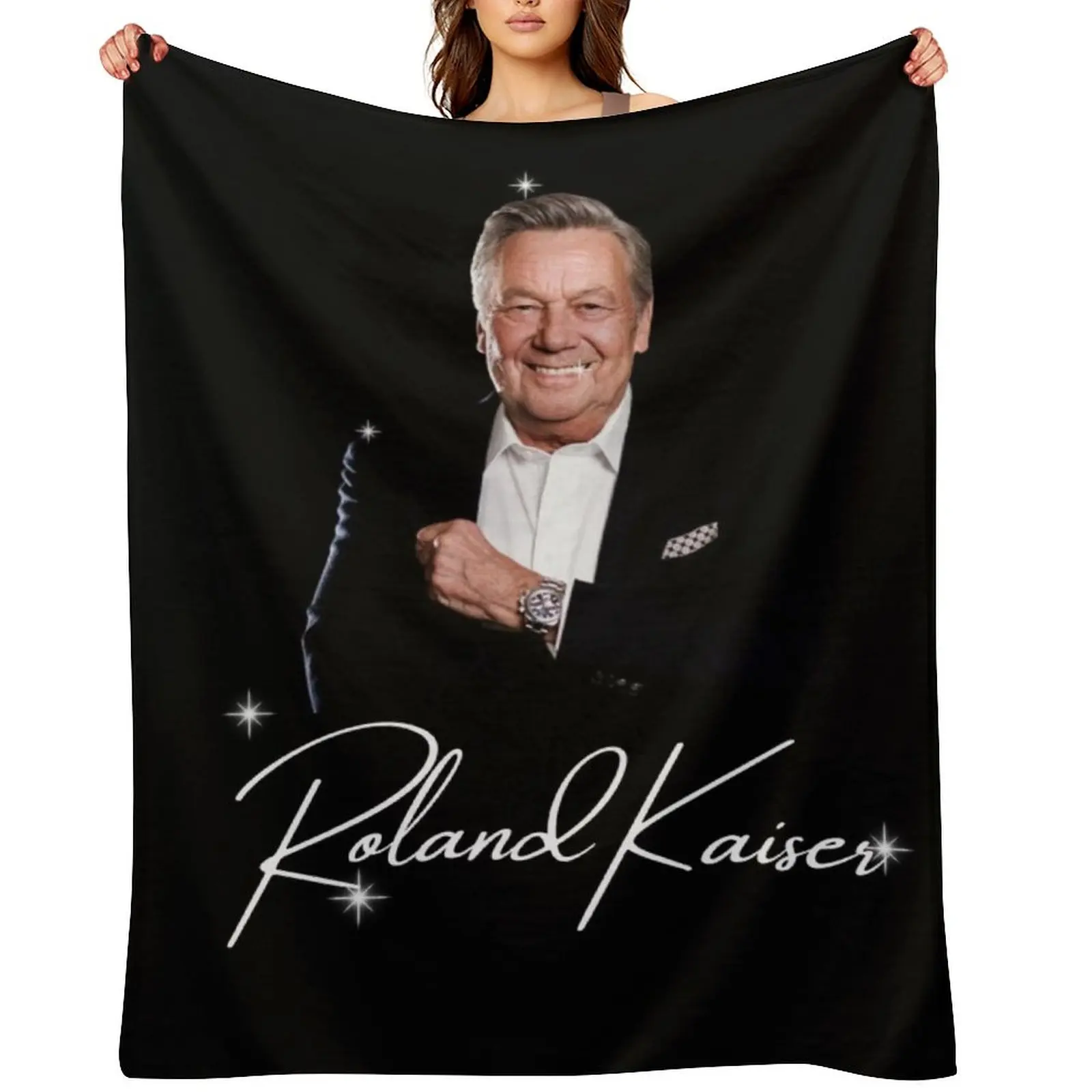Roland kaiser - rip Roland kaiser - rest in peace Roland kaiser Throw Blanket Winter beds Moving Soft Sofas Blankets