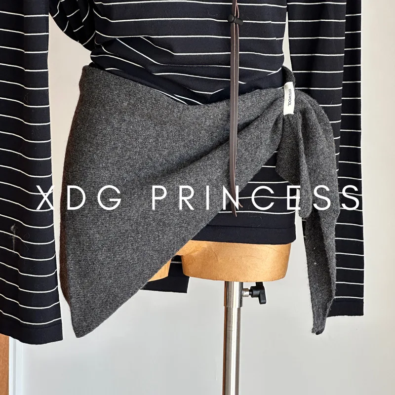Korea Single Autumn and Winter Solid Color 100% Wool Knitted Triangle Scarf Women Headband Stacked Fart Curtain Scarf