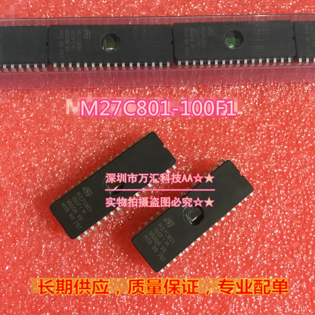 Buona qualità 10 pz/lotto St M27c801-100f1 M27c801 Dip32 chip di memoria a specchio in ceramica possono Chipset Ic cancellabile Chipset IC originale