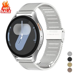 18mm 20mm 22mm Metal Mesh Band for For Samsung Galaxy Watch 7 6 5 4 6Classic Strap Bracelet for Huawei GT5 4Pro 46mm Wriststrap