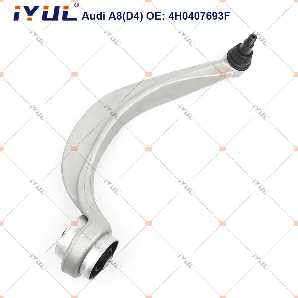 IYUL A Pair Front Lower Suspension Control Arm Curve For Audi A8 D4 4H2 4H8 4HC 4HL 2009-2018 4H0407693F 4H0407693G