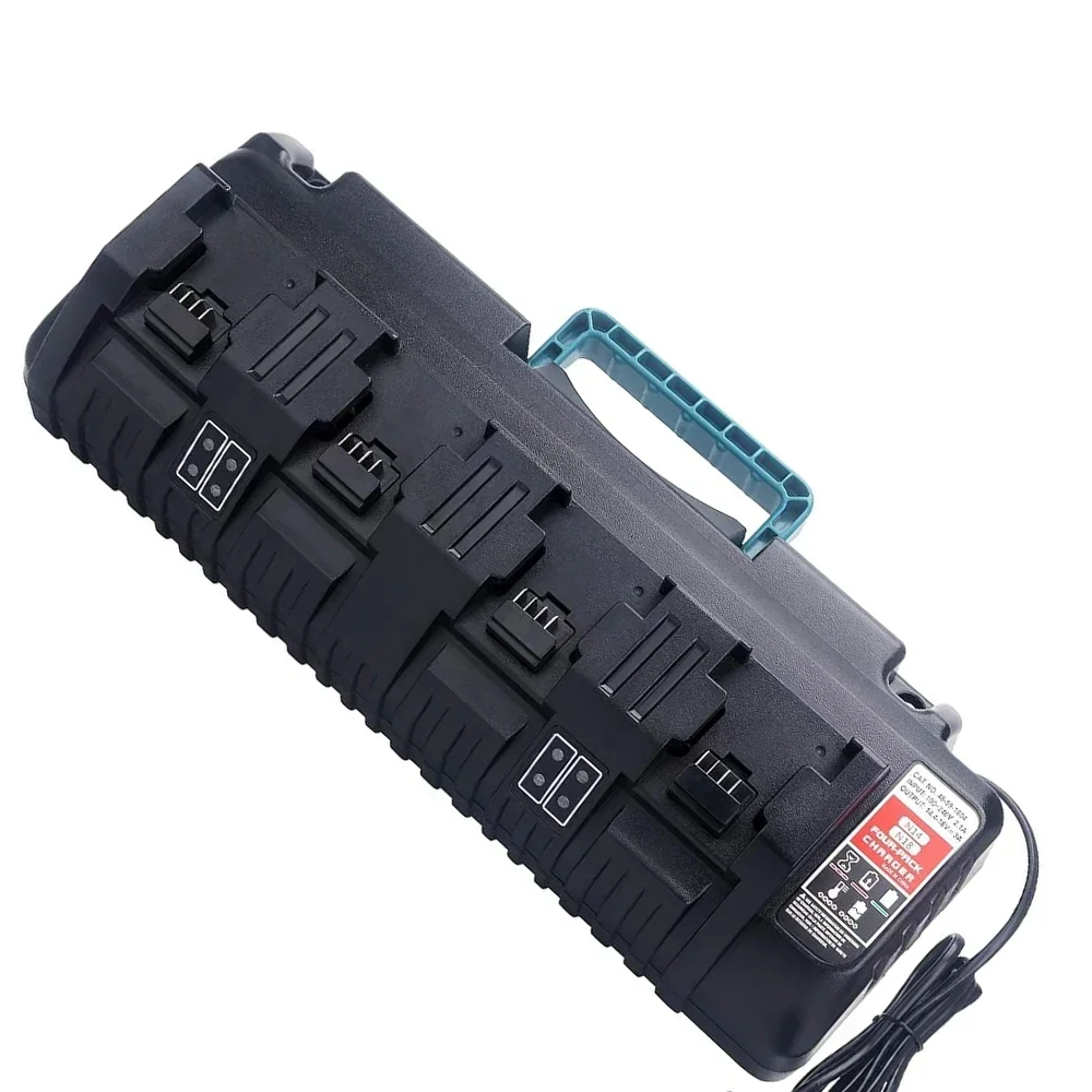 For M18 Battery Charger, 4-Ports Simultaneous Rapid Charger for Milwaukee 18v Li-Ion Battery and Milwaukee Tools Charger