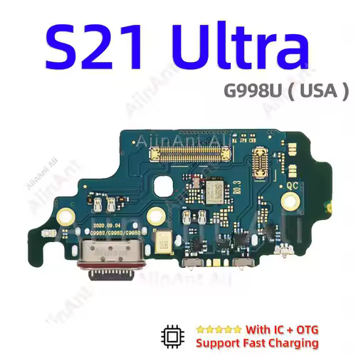 AiinAnt Dock USB Charger Board Connector Charging Port Flex Cable For Samsung Galaxy S21 Ultra Plus FE S21+ G998B G996U G991B - Image 11