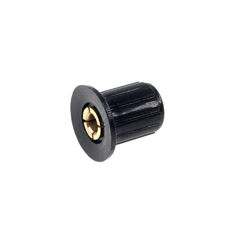 2ชิ้น: ฝา kancing Knop สีดำ KYP16-16-4 4มม. เหมาะสำหรับ WXD3-13-2W หมุนปุ่มโพเทนชิโอมิเตอร์พิเศษ
