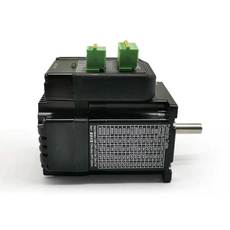 

Integrated closed-loop NEMA 23 stepper motor with encoder and driver