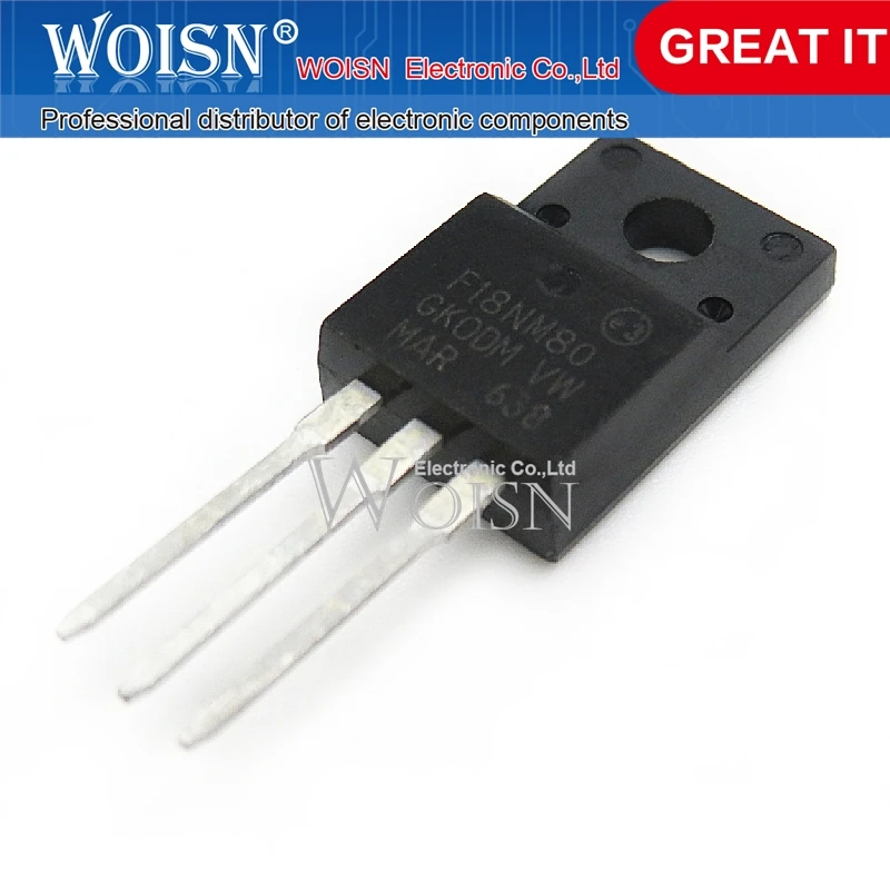 

10 шт STF18NM80 F18NM80 TO-220F