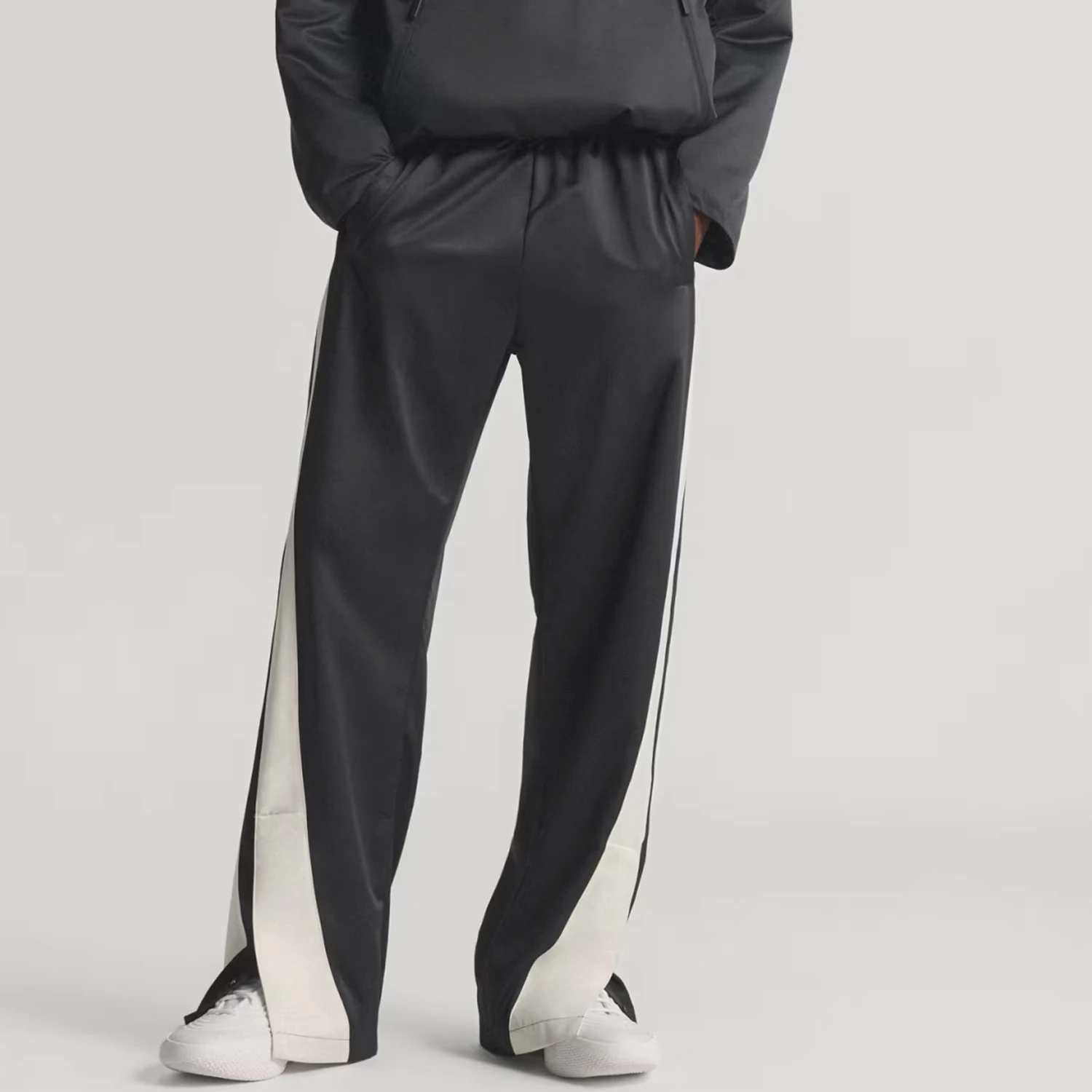 Adidas genuine spring and autumn men's and women's lace up loose casual classic pants JL6885