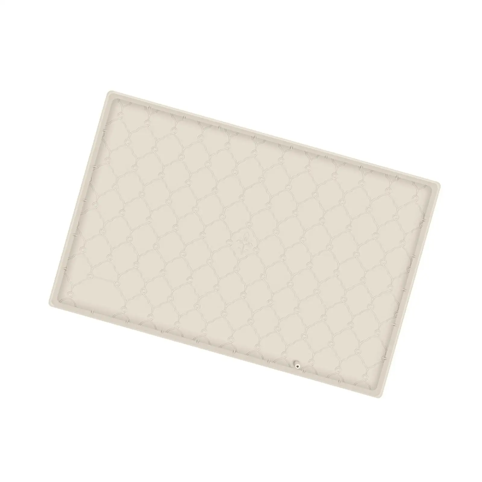 Sink Mat Cabinet Protector Kitchen Cabinet Mat Drip Tray for Kitchen Dining Room