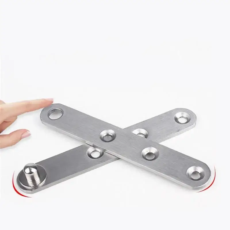 Rotating Hinge Pivot Door Household Accessories Stainless Steel Hardware Cabinet Side Shaft Turning Window