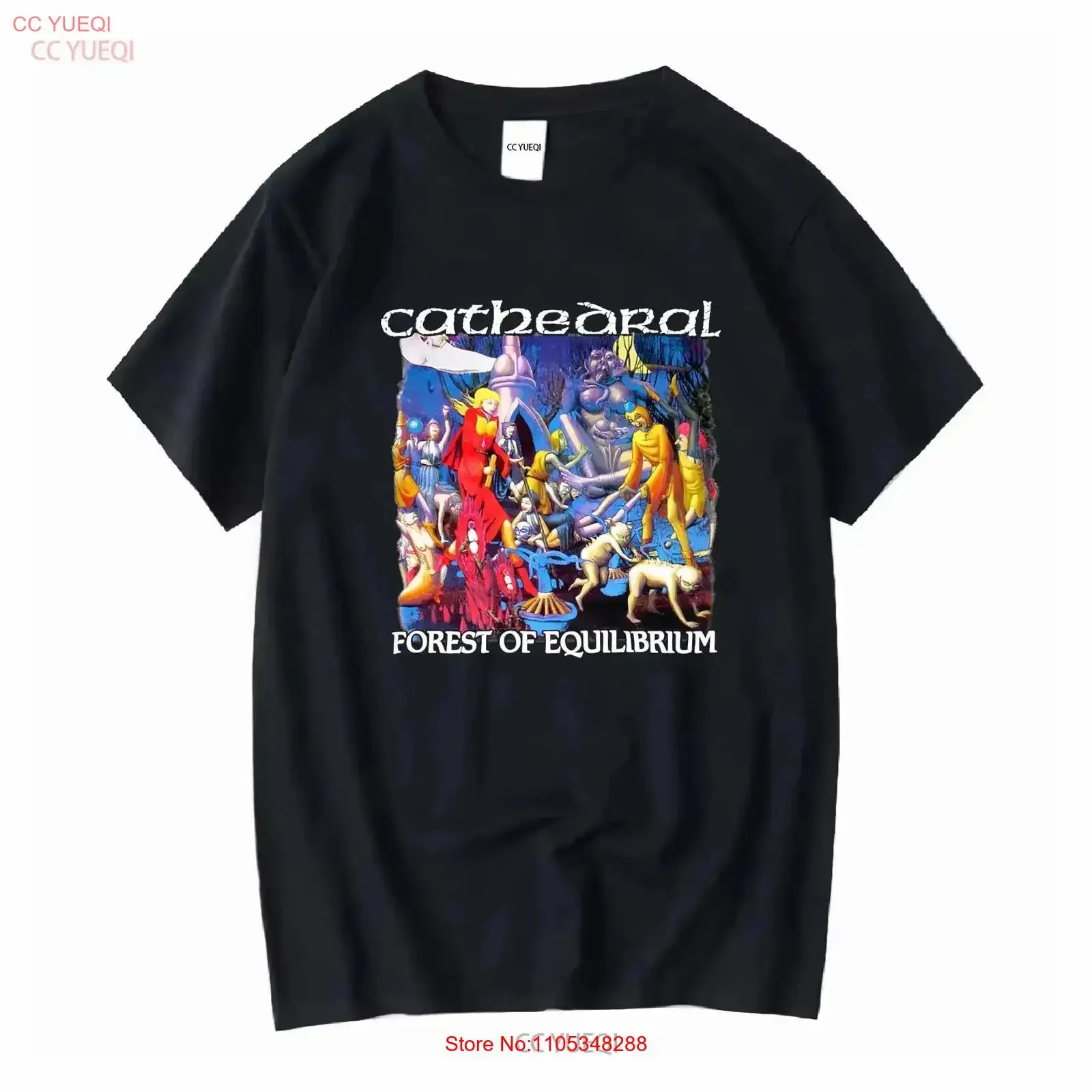 Neues CATHEDRAL Forest of Equilibrium T-Shirt für Fans, S-5XL, PL178, Vintage, gewaschen, stilvoll, weich, modisch, lässig, dehnbar, Vintage