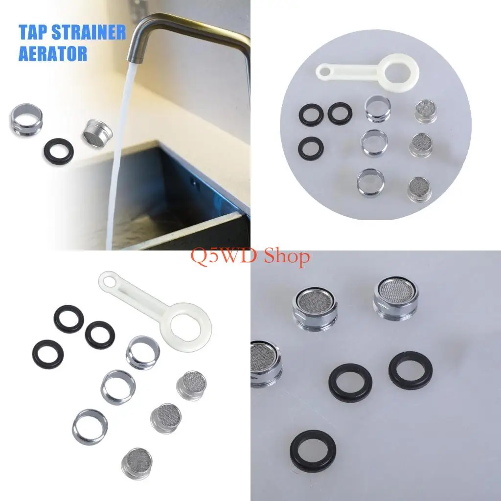 

Q5WD 3Pieces Stainless Steel Tap Aerators Portable for Improved Water Conservation