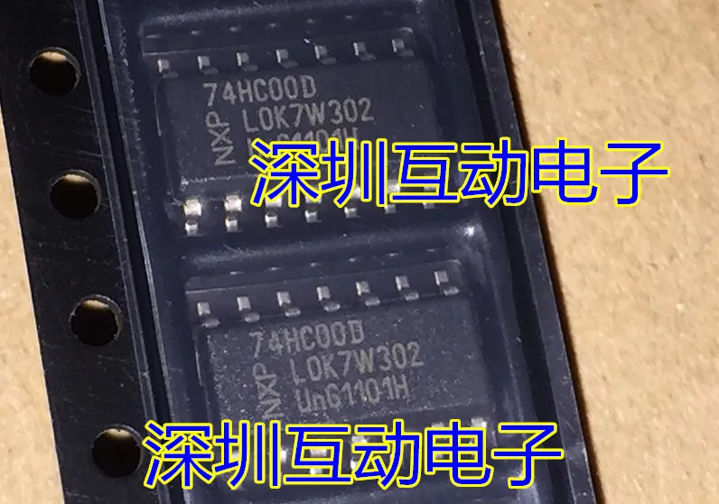 Free shipping   SN74HC00D/74HC00 SOP-14       10PCS