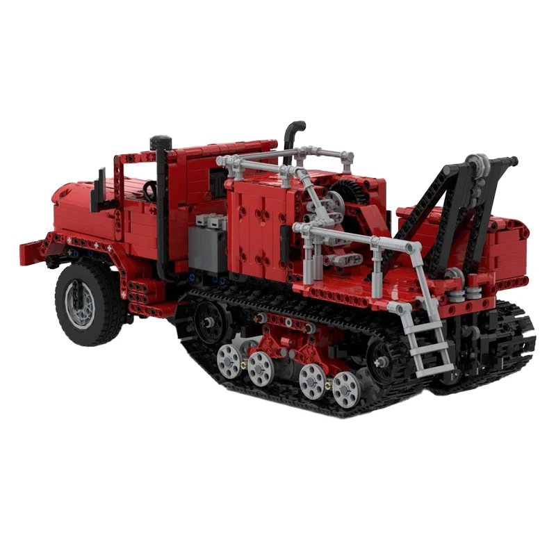 1275 pièces Châssis de véhicule de construction sur chenilles MOC, conception modulaire personnalisable, blocs de construction, briques DIY pour enfants, jouet pour garçon, cadeau d'anniversaire