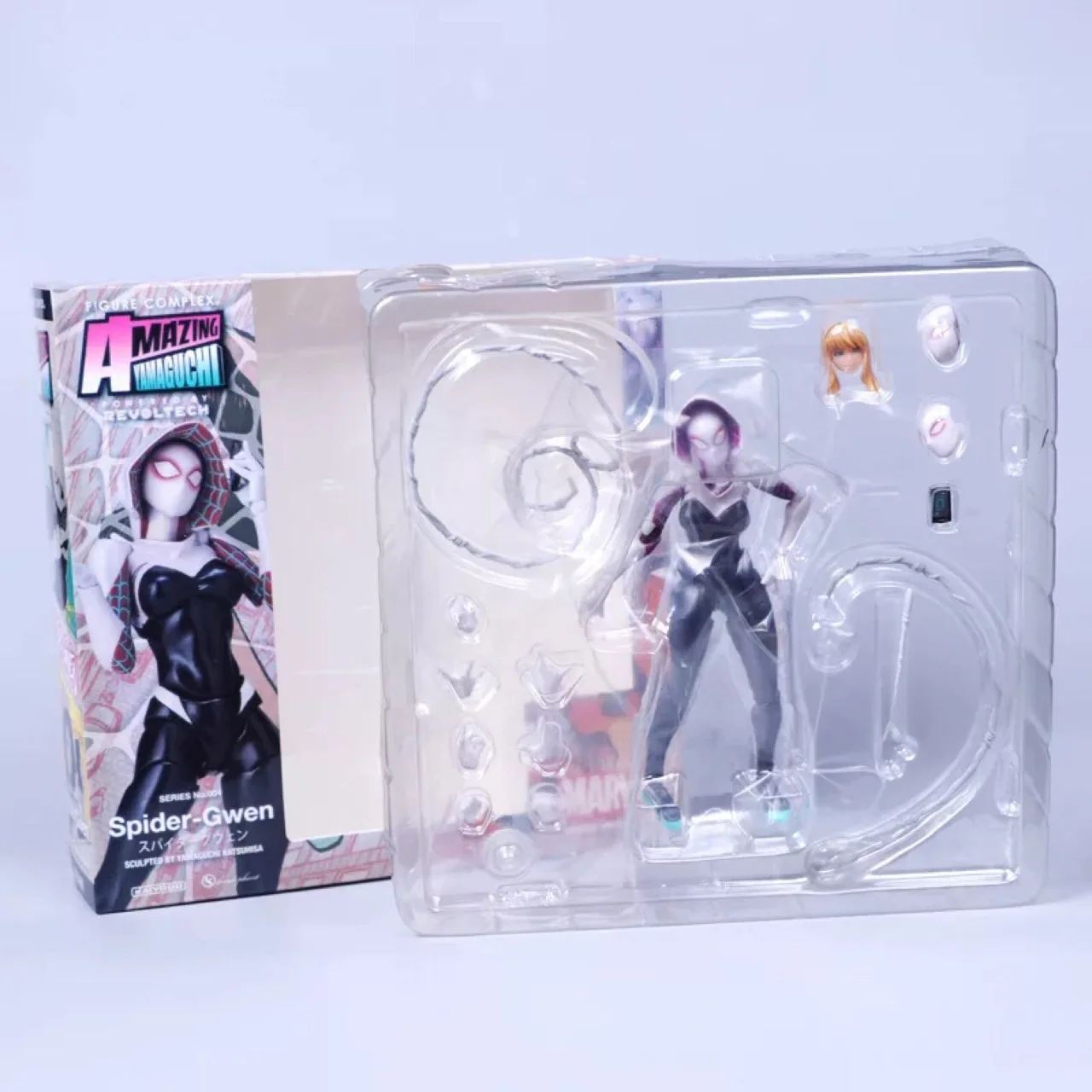 16cm Spider Man Gwen Stacy Anime Action Figure Female Spiderman Movie Dolls Collectible Model Decoration Children Toys Gifts