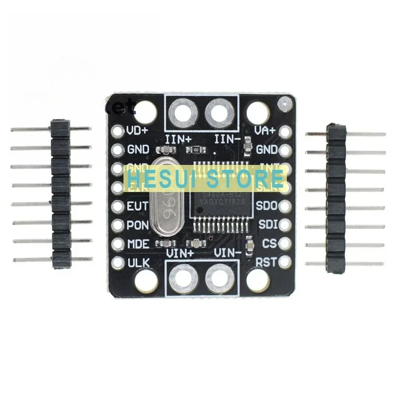 MCU-5460 CS5460A single-phase bidirectional power metering module with serial interface