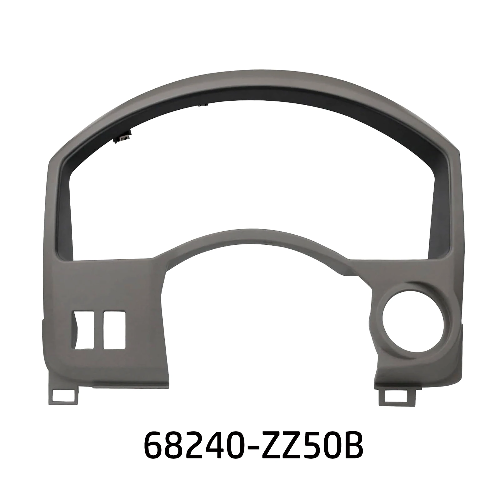 

Gray Center Console Instrument Panel Cluster Lid Part 68240 ZZ50A for Nissan For Titan 08 15 Plastic Replacement Component