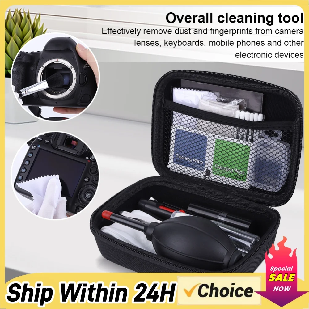 32Pcs Camera Cleaning Tool Cleaning Swabs/Lens Pen/Air Blower/Cleaning Cloth for DSLR Cameras Computer and Smartphone Lens