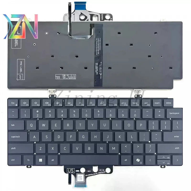 For Dell Pro Max 14 MC14250 MC14255 P196G notebook keyboard