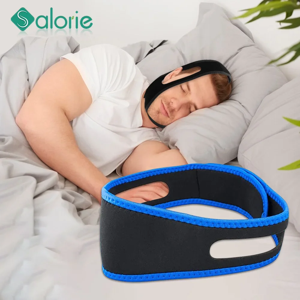 Anti Snore Belt Stop Snoring Chin Strap Woman Man Night Sleep Support Sleep Aid Tools Snoring Protection Jaw Band Bandage