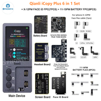 QianLi iCopy Plus 2.2 Programmer Set for iPhone 6-15 Pro Max Screen Face ID True Tone Battery Vibrator Headset Data Cable Repair