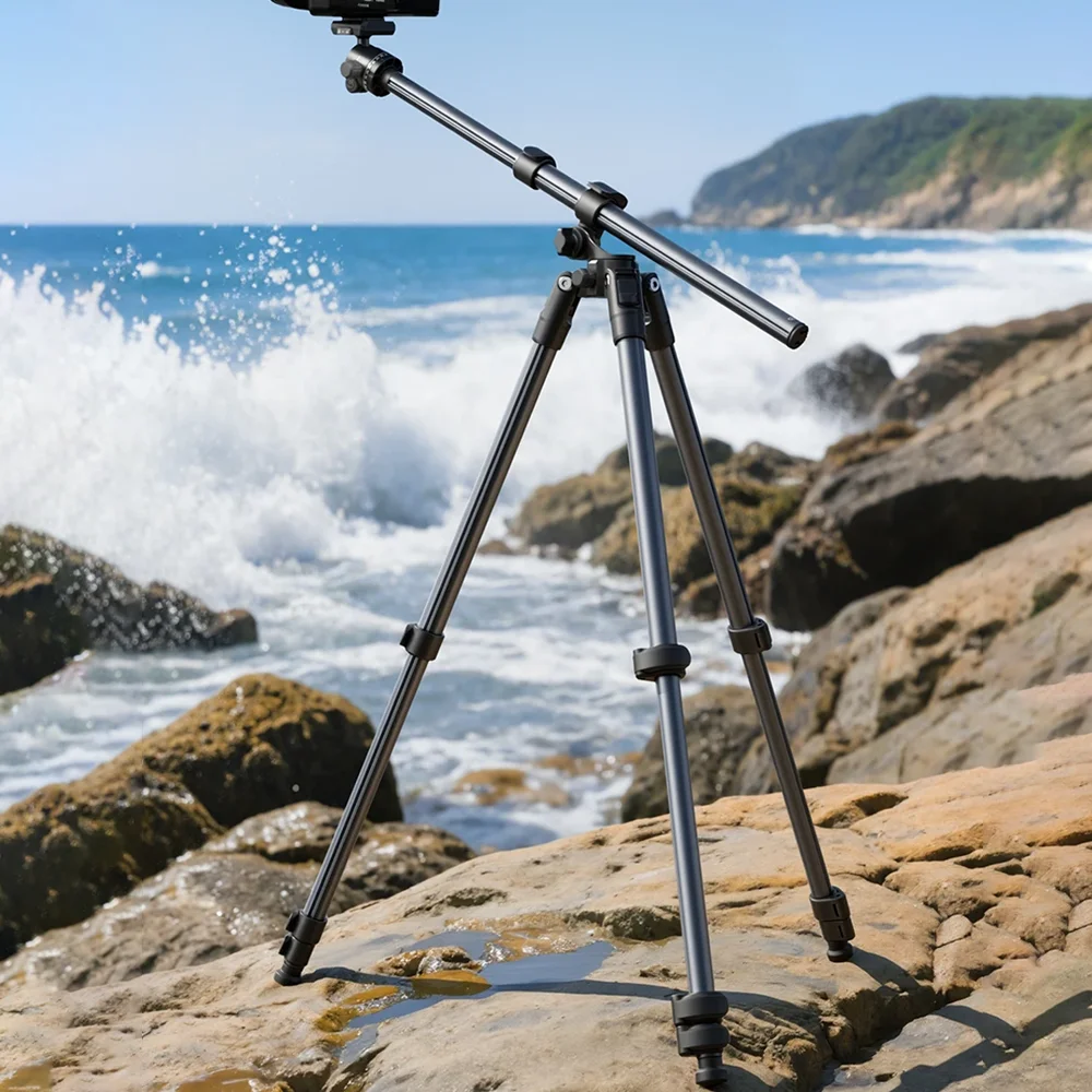 Ulanzi Tt59 2m ترايبود علوي التصوير الجوي اطلاق النار Arca/F38 لوحة الإفراج السريع متوافق الميل التبديل التصوير الأفقي #6