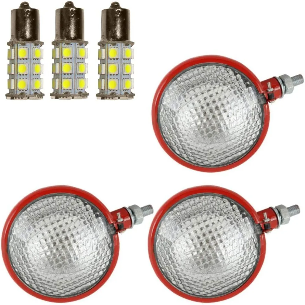 

Aftermarket Headlight and 12V LED Rear Work Light for International Harvester Tractors