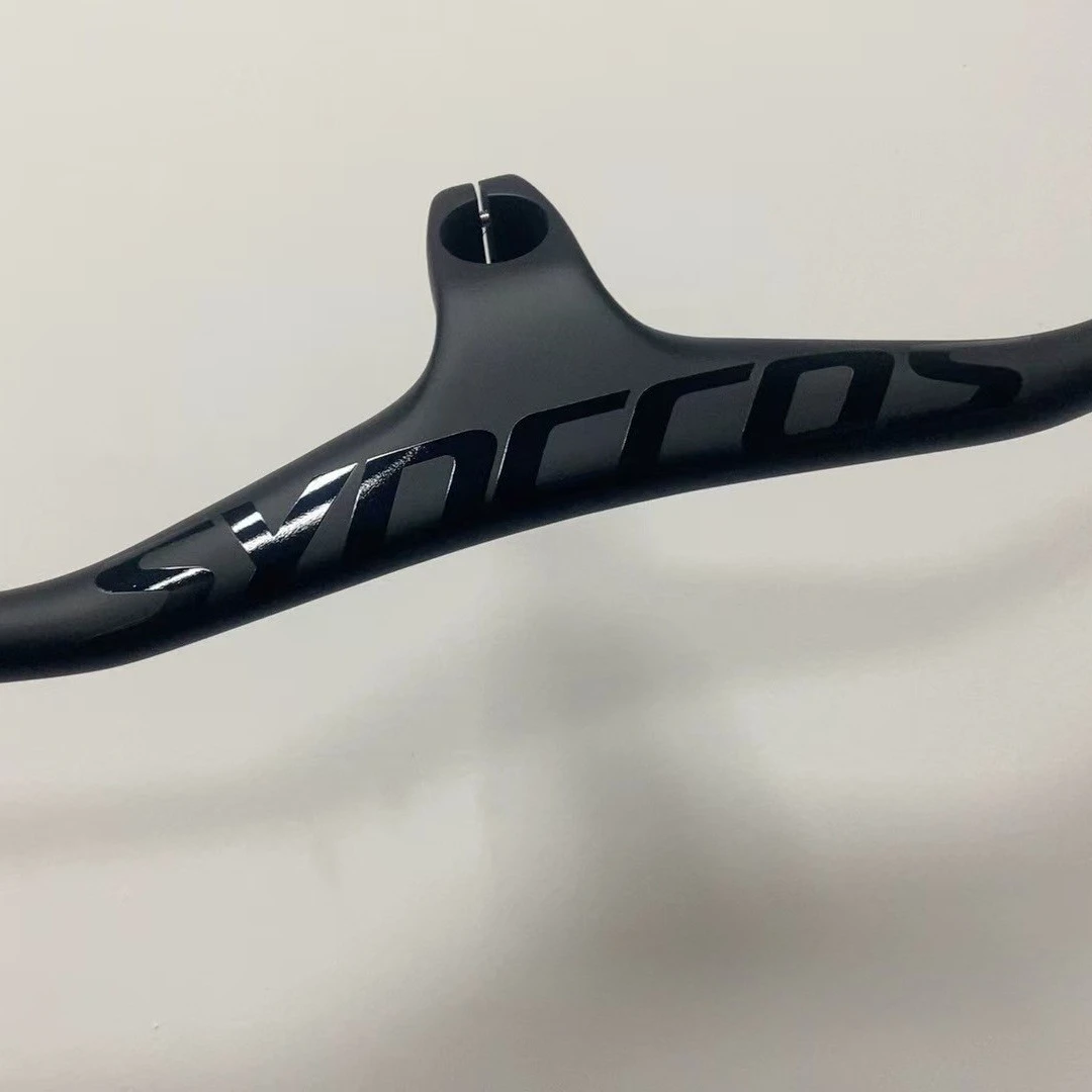 SYNCROS كامل ألياف الكربون المتكاملة MTB المقود والجذع 28.6 مللي متر للدراجات الجبلية 70/80/90/100 مللي متر 600-800 مللي متر مات الأسود