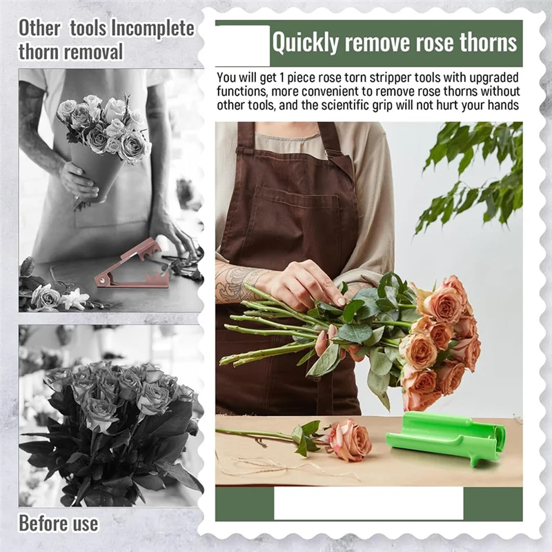 

ABGH-Пластиковый инструмент для удаления шипов - секаторы для дома и сада с эргономичной ручкой для безопасности в саду