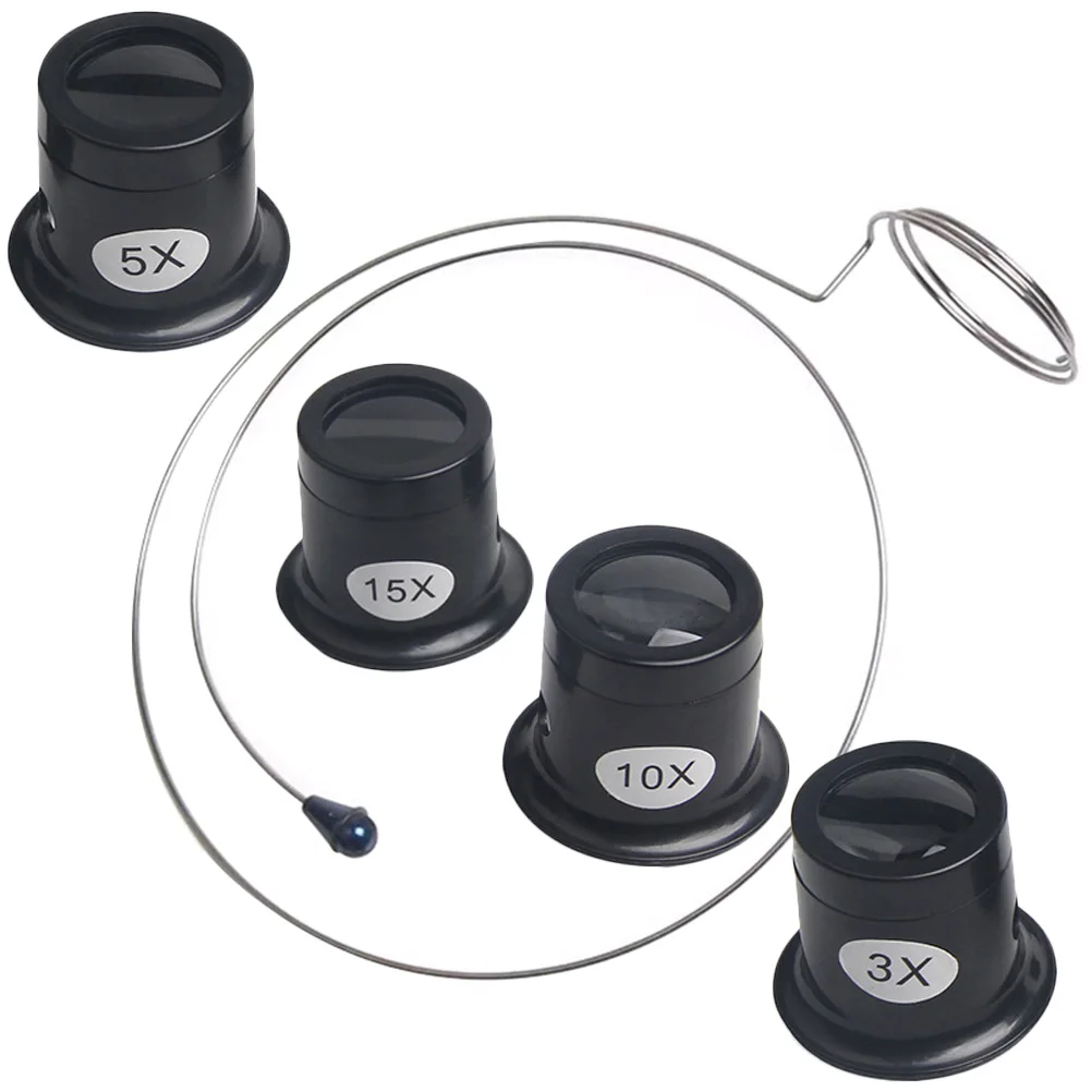 

Eye Clip Magnifier Magnifiers Jeweler Loupe Watch Repair Magnifying Jewelry Lens Glasses Metal Portable Jewelers Work