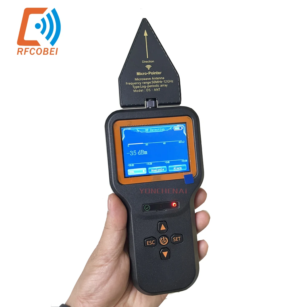 DS818 Profesional Anti SPY GPS เครื่องตรวจจับ RF อัตโนมัติ Wifi ซ่อนกล้อง GPS Signal Blocker Scan Security spy Gadgets เครื่องตรวจจับ