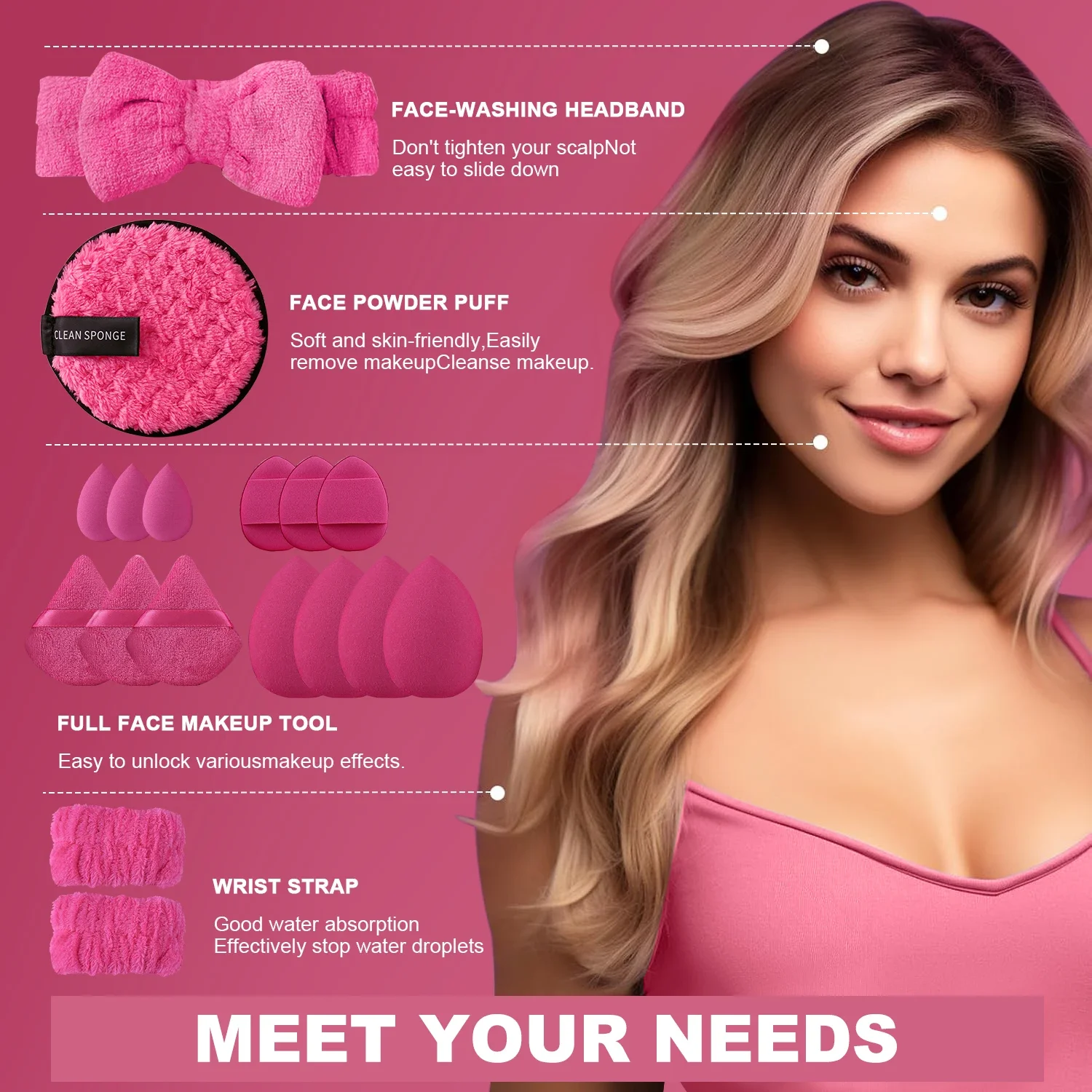 مجموعة فرش مكياج مكونة من 40 قطعة، مجموعة فرش مكياج لظلال العيون، أداة تجميل ناعمة ورقيقة احترافية لكريم الأساس وأحمر الخدود وكحل الوجه