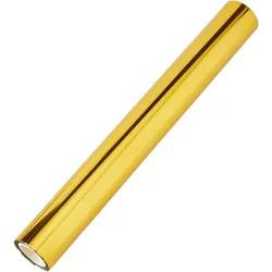 8m Hot Foil Roll Reactive Foil 19.3cm Wide Transfer Paper Gold Hot Paper Rolls for DIY Paper Embossing Scrapbook