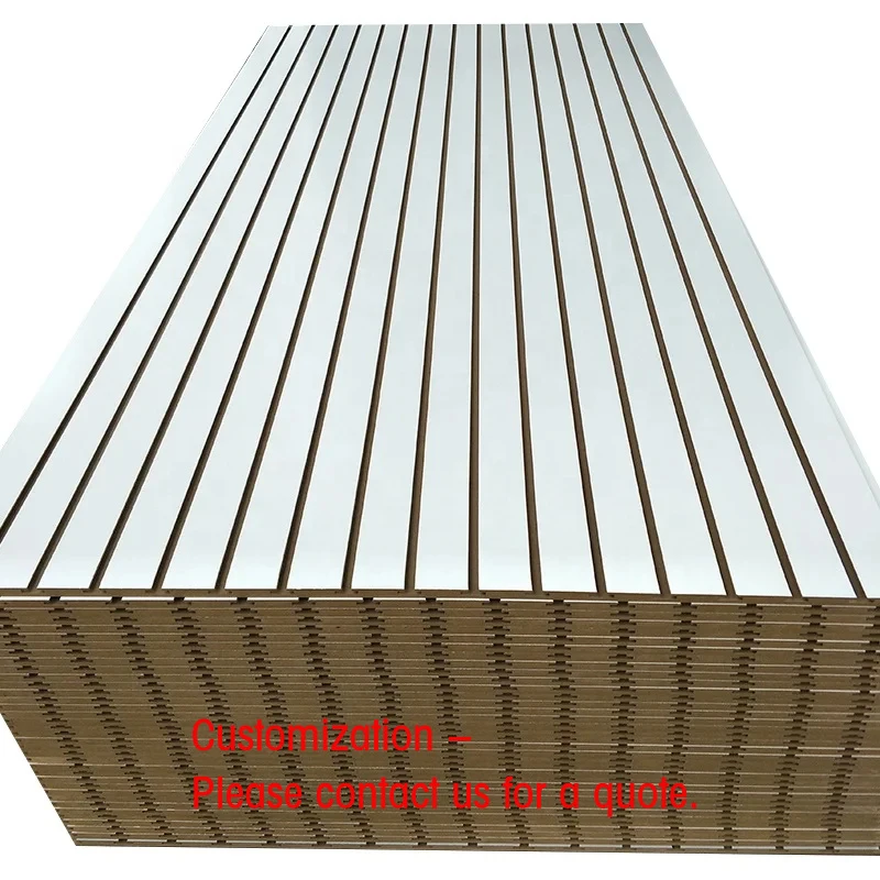 custom.HiKUYA High Quality Aluminum Insert MDF Board Slatwall Panel Supermarket Display with E0 Formaldehyde Em