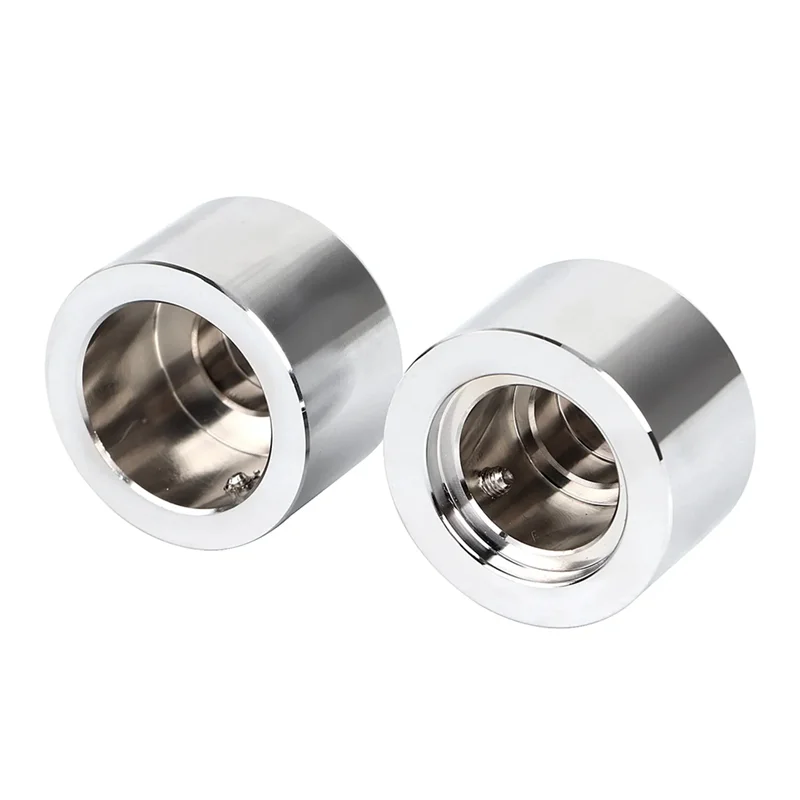 

Plain Front Axle Cap Chrome Covers For Dyna Street Bob Electra Street Glide