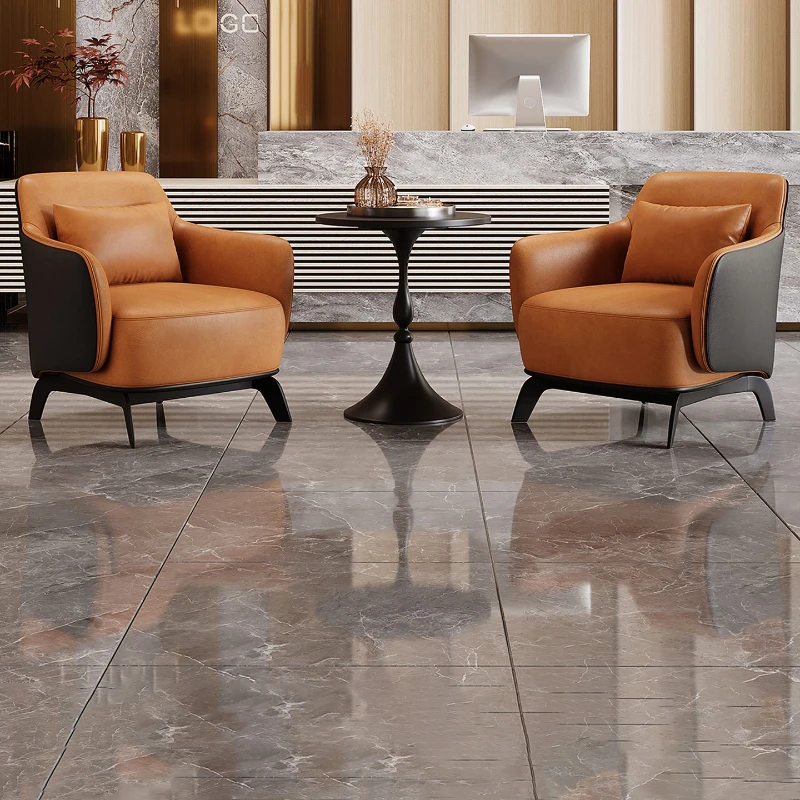 

Single sofa chair, light luxury hotel balcony exhibition hall negotiation office reception leisure tables and chairs