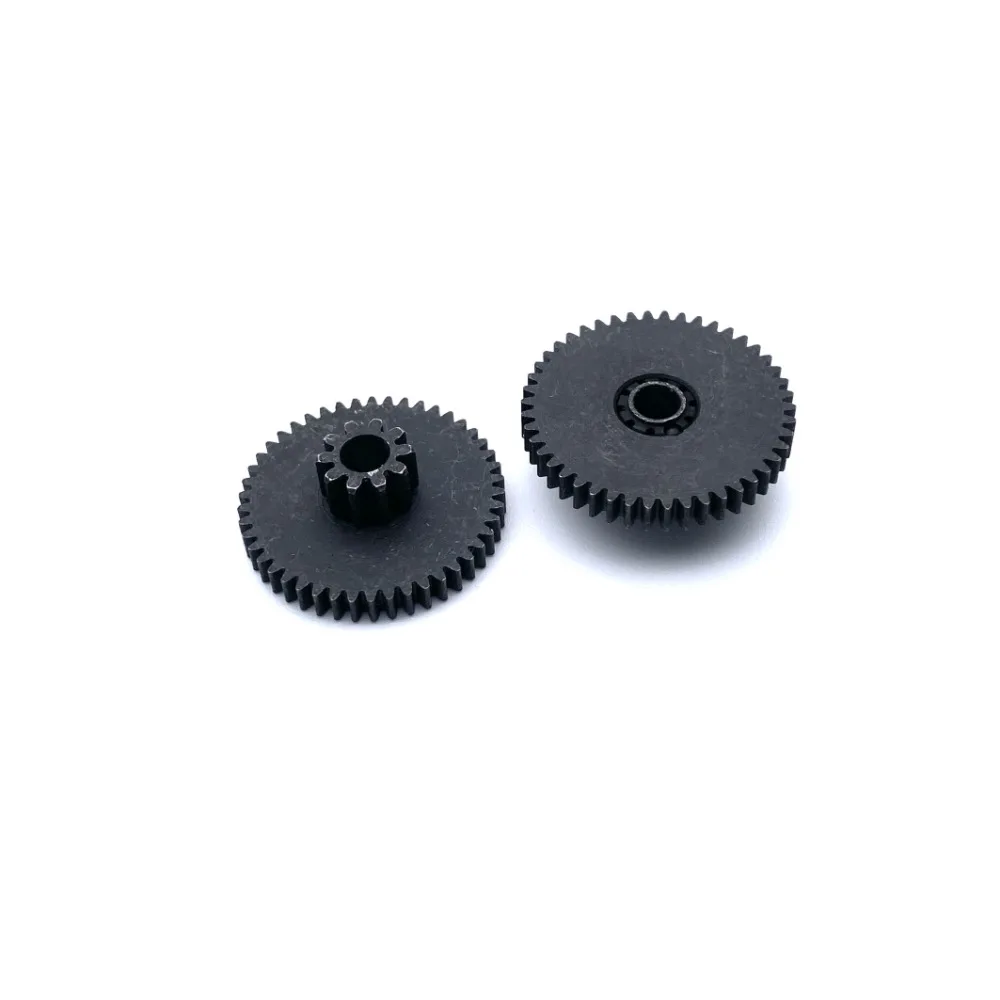 10T 46T 4mm reducción de engranaje de Metal doble accesorios de bricolaje