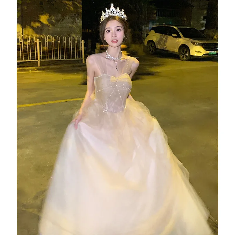 vestidos de 15 quinceañera Women evening high-end banquet temperament, light luxury niche adult ceremony birthday princess dress