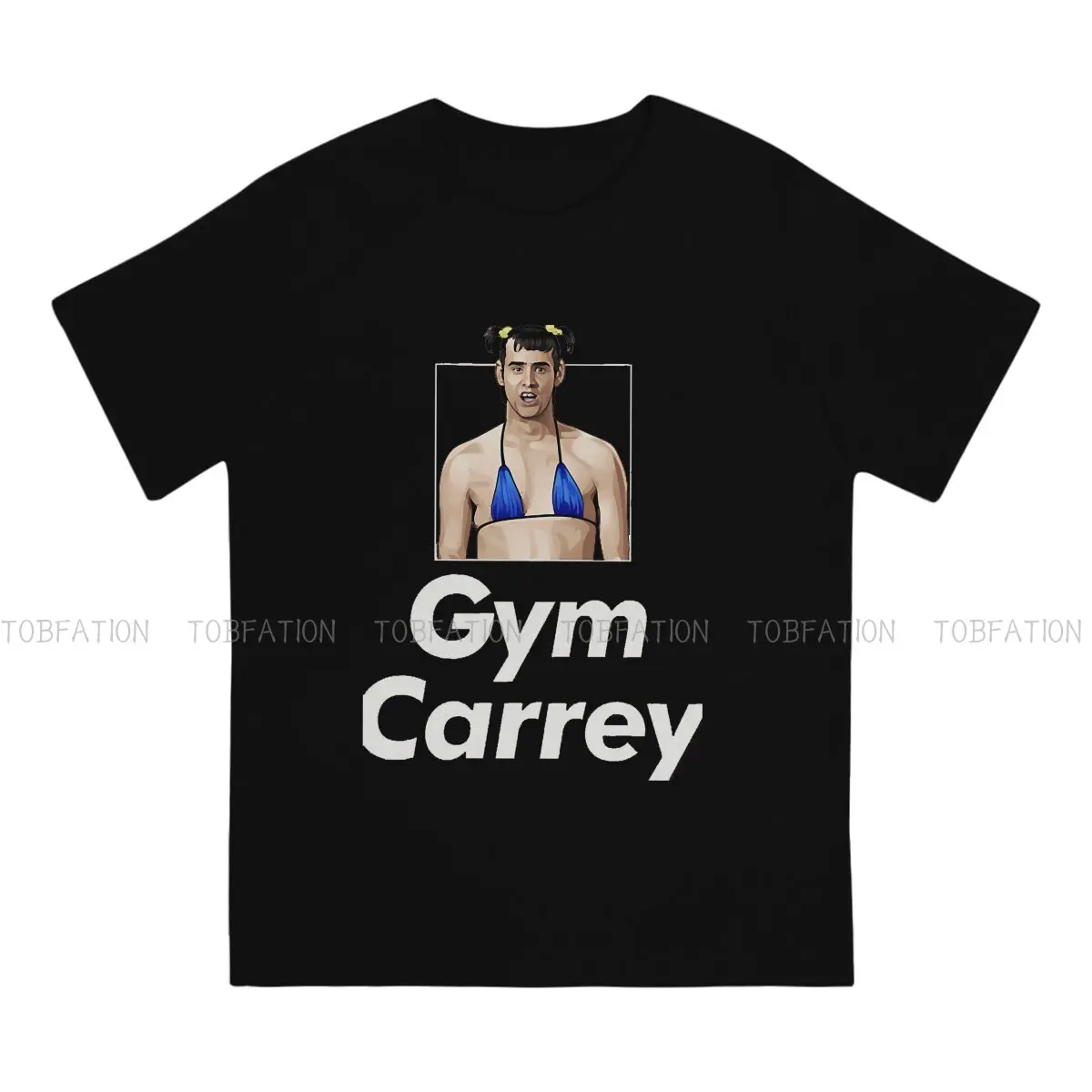 Gym Carrey Unique TShirt Jim Carrey Comfortable Hip Hop Graphic  T Shirt Short Sleeve Ofertas