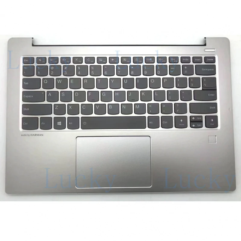 f  New Palmrest Upper Case w/US Backlit Keyboard TP FP For Ideapad 530S-14IKB 81EU