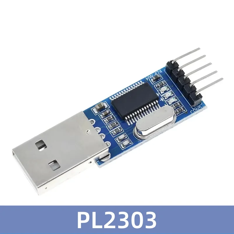 PL2303 USB RS232 TTL Converter อะแดปเตอร์โมดูล DC 3.3V 5V PL2303HX ไมโครคอนโทรลเลอร์ STC แปรงเครื่อง Board 1/2pcs