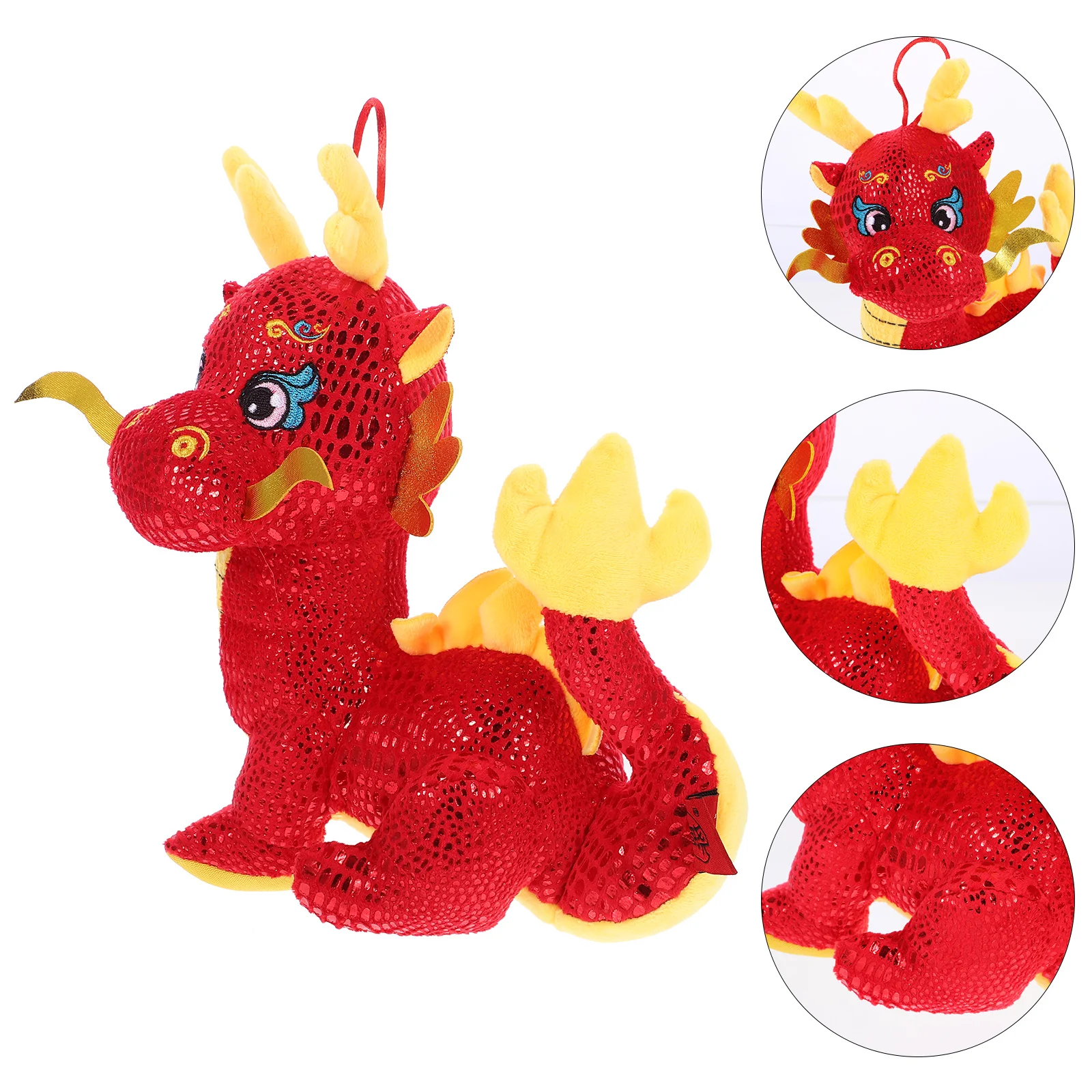 Adorable Animal en peluche Dragon chinois pour enfants, cadeau de vacances, ornement décoratif pour la maison
