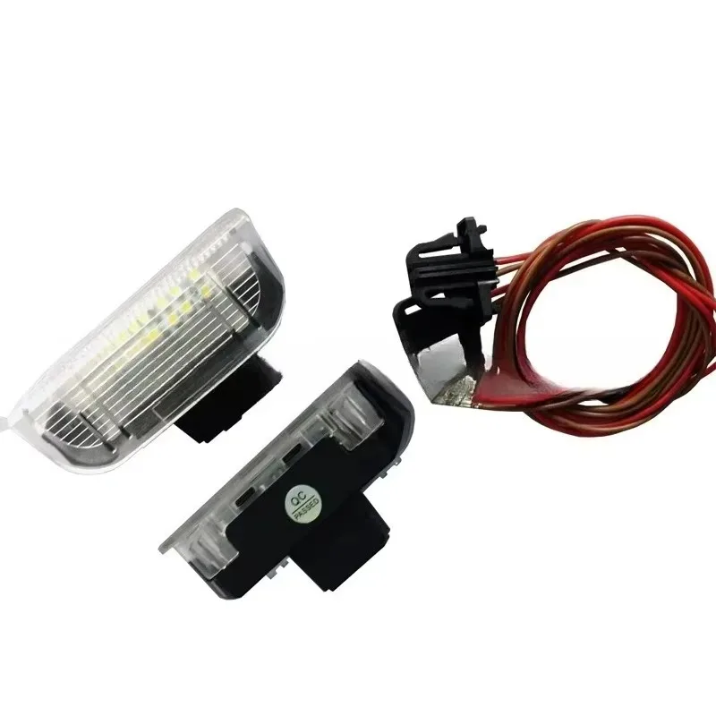 

2X светодиодный светильник для ног для края двери ANGRONG, светильник для боковой двери VW Golf5 Golf6 Touareg Tiguan Golf Passat CC Jett