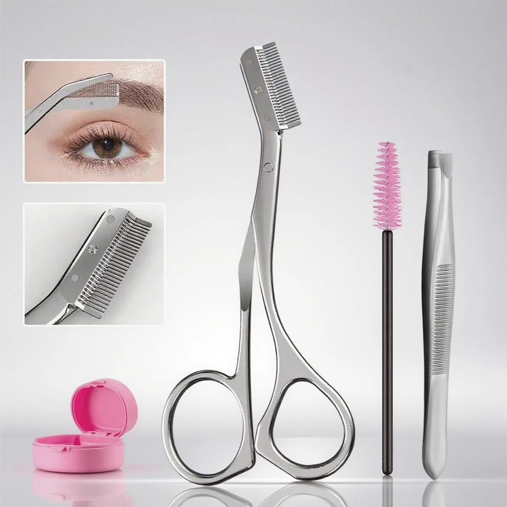 Men'S Face Grooming - 1 set kaş bakım aletleri, taraklı